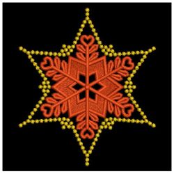 Gold Candlewicking Snowflakes 08(Lg)