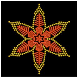 Gold Candlewicking Snowflakes 09(Lg) machine embroidery designs