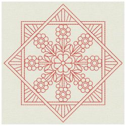 Redwork Flower Quilts 2 07(Md)