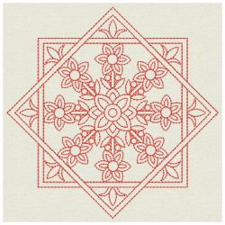 Redwork Flower Quilts 2 09(Sm)