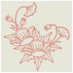 Redwork Poppy 10(Md)