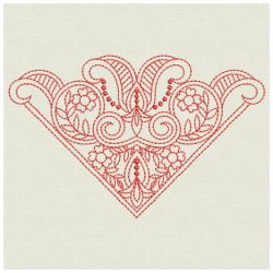 Redwork Artistic Decoration 06(Sm) machine embroidery designs