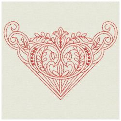 Redwork Artistic Decoration 07(Sm) machine embroidery designs