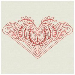 Redwork Artistic Decoration 10(Sm) machine embroidery designs