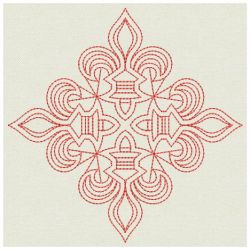 Redwork Fleur De lis Quilts 11(Md)