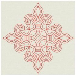 Redwork Fleur De lis Quilts 11(Md)