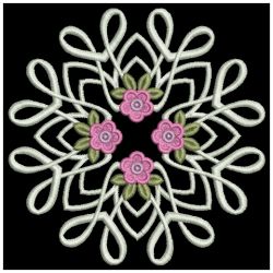 Artistic Rose Decoration(Sm) machine embroidery designs