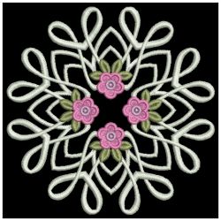 Artistic Rose Decoration 01(Sm) machine embroidery designs