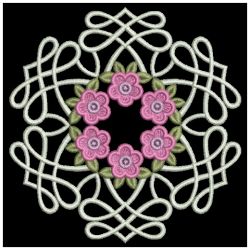 Artistic Rose Decoration 04(Sm) machine embroidery designs