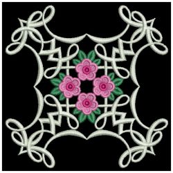 Artistic Rose Decoration 08(Lg) machine embroidery designs