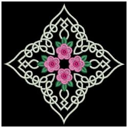 Artistic Rose Decoration 12(Sm) machine embroidery designs