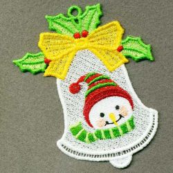 FSL Snowman Bells 02 machine embroidery designs