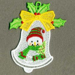 FSL Snowman Bells 03 machine embroidery designs