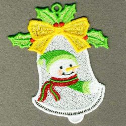 FSL Snowman Bells 04 machine embroidery designs