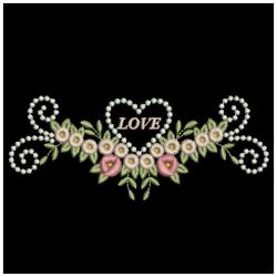 Romantic Rose Borders(Md) machine embroidery designs