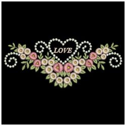 Romantic Rose Borders 02(Lg) machine embroidery designs