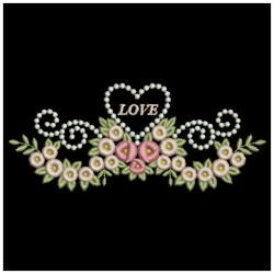 Romantic Rose Borders 03(Md) machine embroidery designs