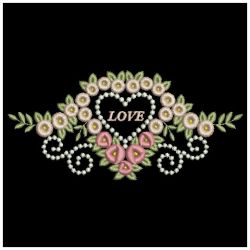 Romantic Rose Borders 05(Md) machine embroidery designs