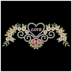 Romantic Rose Borders 08(Md) machine embroidery designs