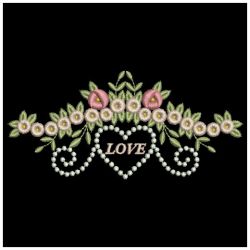 Romantic Rose Borders 09(Lg) machine embroidery designs