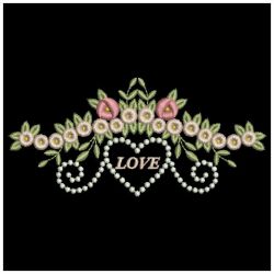 Romantic Rose Borders 09(Sm) machine embroidery designs