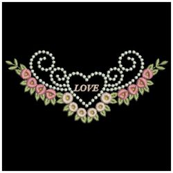 Romantic Rose Borders 10(Sm) machine embroidery designs