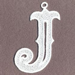 FSL White Alphabets 10 machine embroidery designs