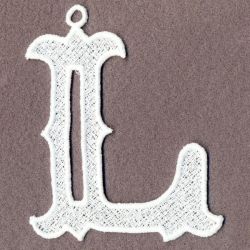 FSL White Alphabets 12 machine embroidery designs