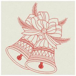 Redwork Christmas Bells 2 06(Lg)