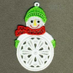 FSL Christmas Snowman Ornaments 01 machine embroidery designs