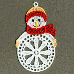 FSL Christmas Snowman Ornaments 07 machine embroidery designs