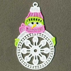 FSL Christmas Snowman Ornaments 08 machine embroidery designs
