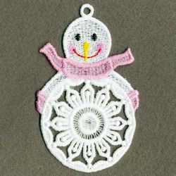 FSL Christmas Snowman Ornaments 09 machine embroidery designs