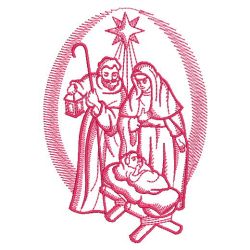 Redwork Three Kings 04(Md) machine embroidery designs