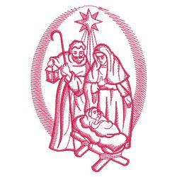 Redwork Three Kings 04(Sm) machine embroidery designs