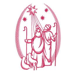 Redwork Three Kings 07(Md) machine embroidery designs