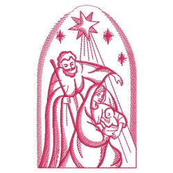 Redwork Three Kings 09(Md) machine embroidery designs