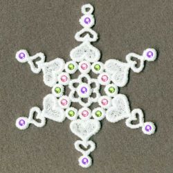FSL Crystal Snowflakes 07 machine embroidery designs