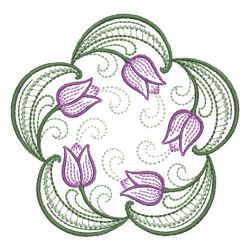 Vintage Tulips 06(Lg) machine embroidery designs