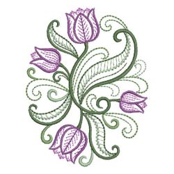 Vintage Tulips 10(Sm) machine embroidery designs