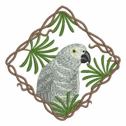 Cute Parrots 1 machine embroidery designs