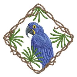 Cute Parrots 1 10 machine embroidery designs