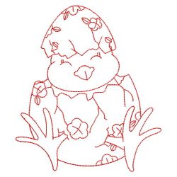 Redwork Easter Animals 08(Md) machine embroidery designs