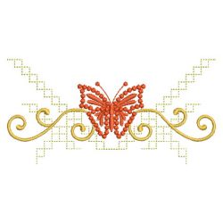 Heirloom Candlewicking Butterflies 01(Md) machine embroidery designs