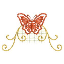 Heirloom Candlewicking Butterflies 10(Sm) machine embroidery designs