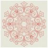 Redwork Symmetry Quilts 09(Sm)