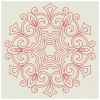 Redwork Symmetry Quilts 09(Sm)