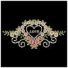 Romantic Rose Borders 05(Md)