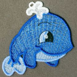 FSL Colorful Dolphins 06 machine embroidery designs