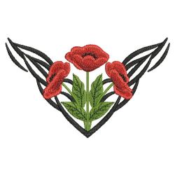 Tribal Flower Corners 12(Md) machine embroidery designs